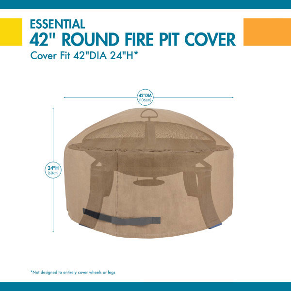 42"Duck Covers Essential Round Fire Pit Cover - Image 2